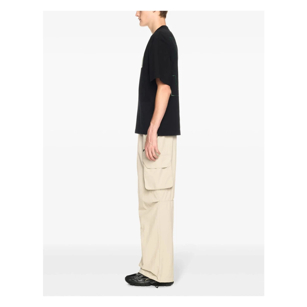 Off White Zwarte Banknote Arrow Skate Tee Black Heren