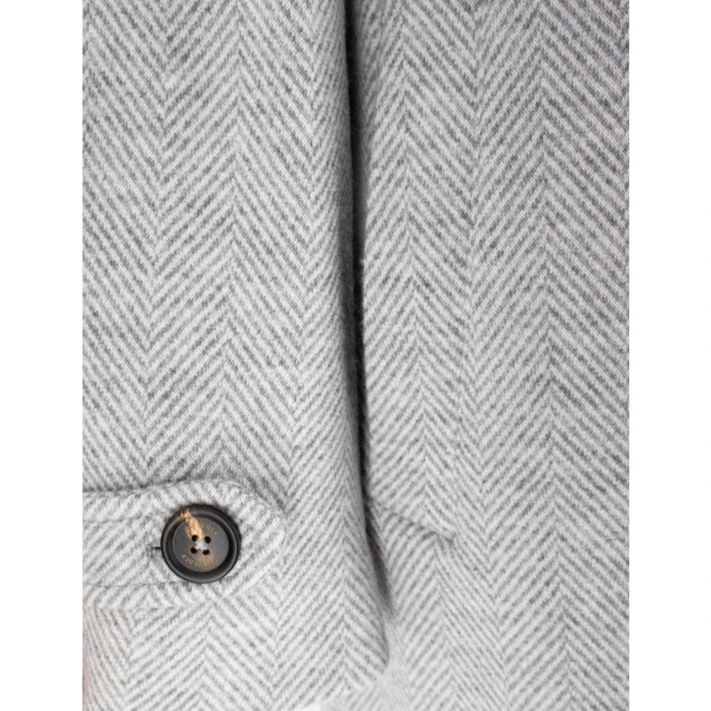 Eleventy Klassieke Single-Breasted Jas Gray Heren