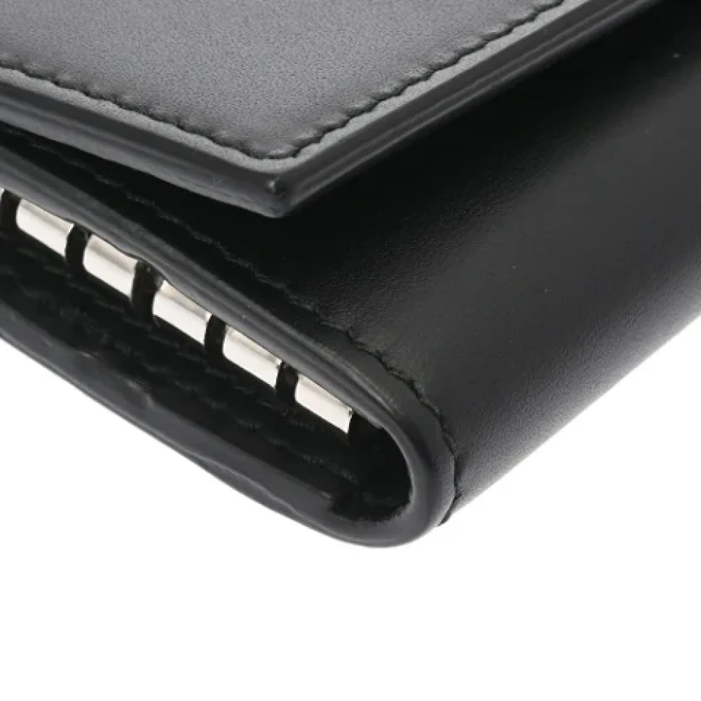 Gucci Vintage Pre-owned Leather wallets Black Heren