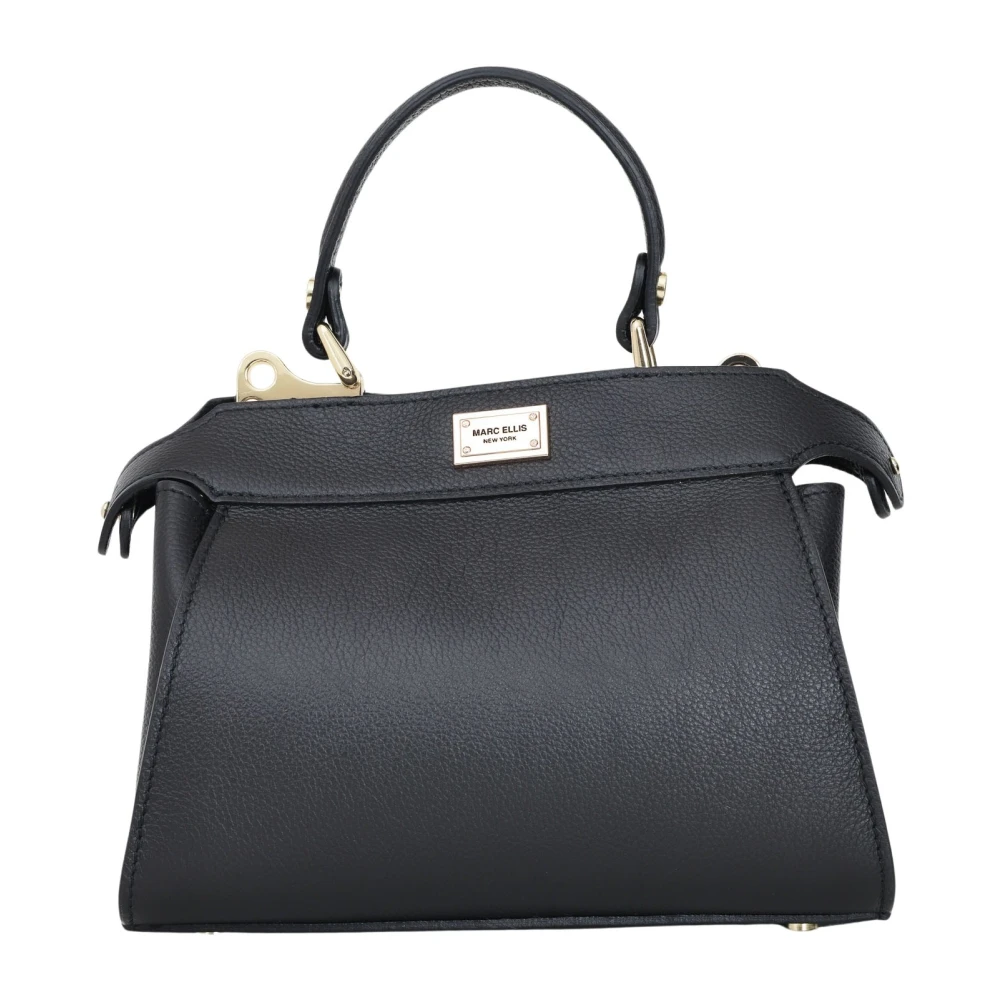 Marc Ellis Elegante zwarte handtas met afneembare bandjes Black Dames