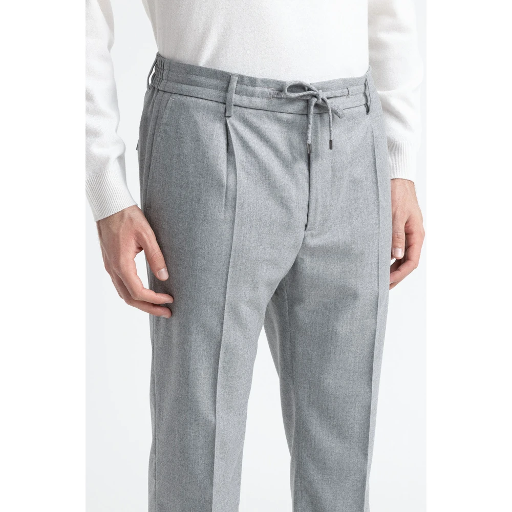 PESERICO Pure nieuwe wol joggers Gray Heren