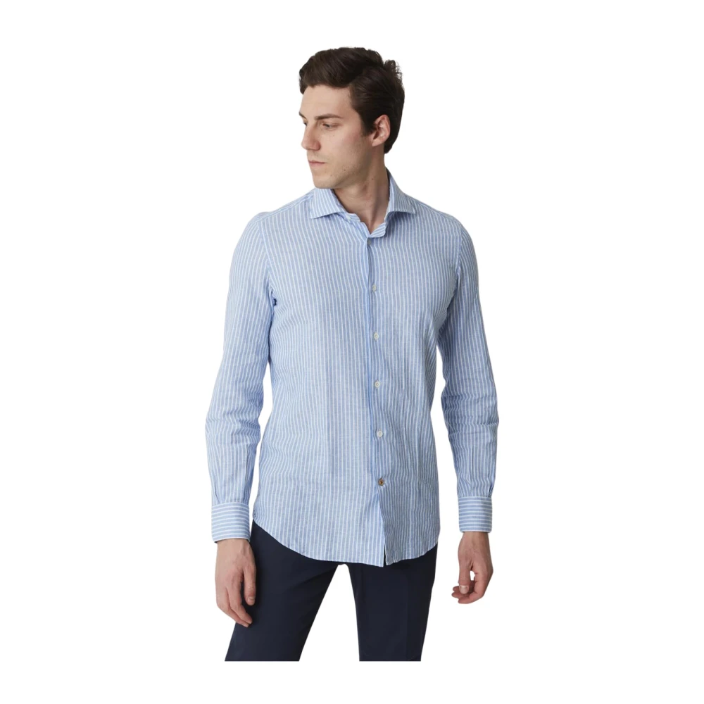 Mazzarelli Casual Shirts Multicolor Heren