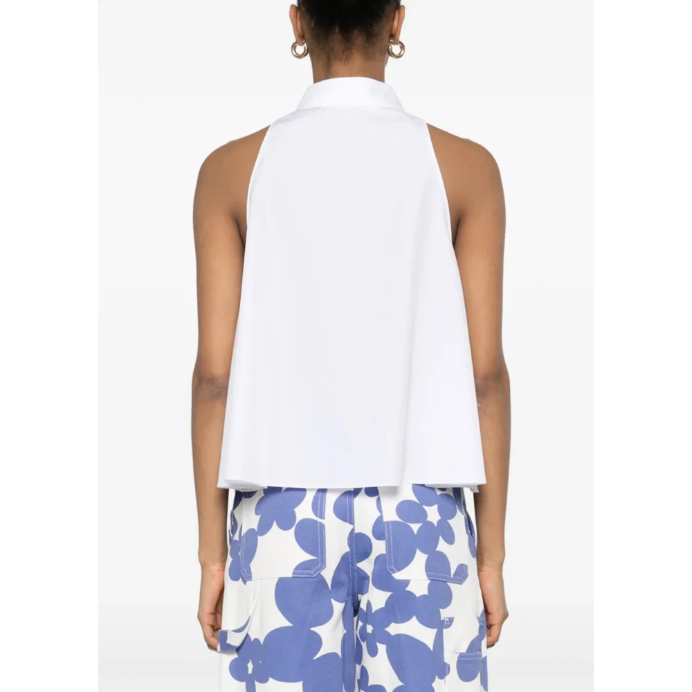 Marni Witte Casual Overhemd voor Mannen White Dames