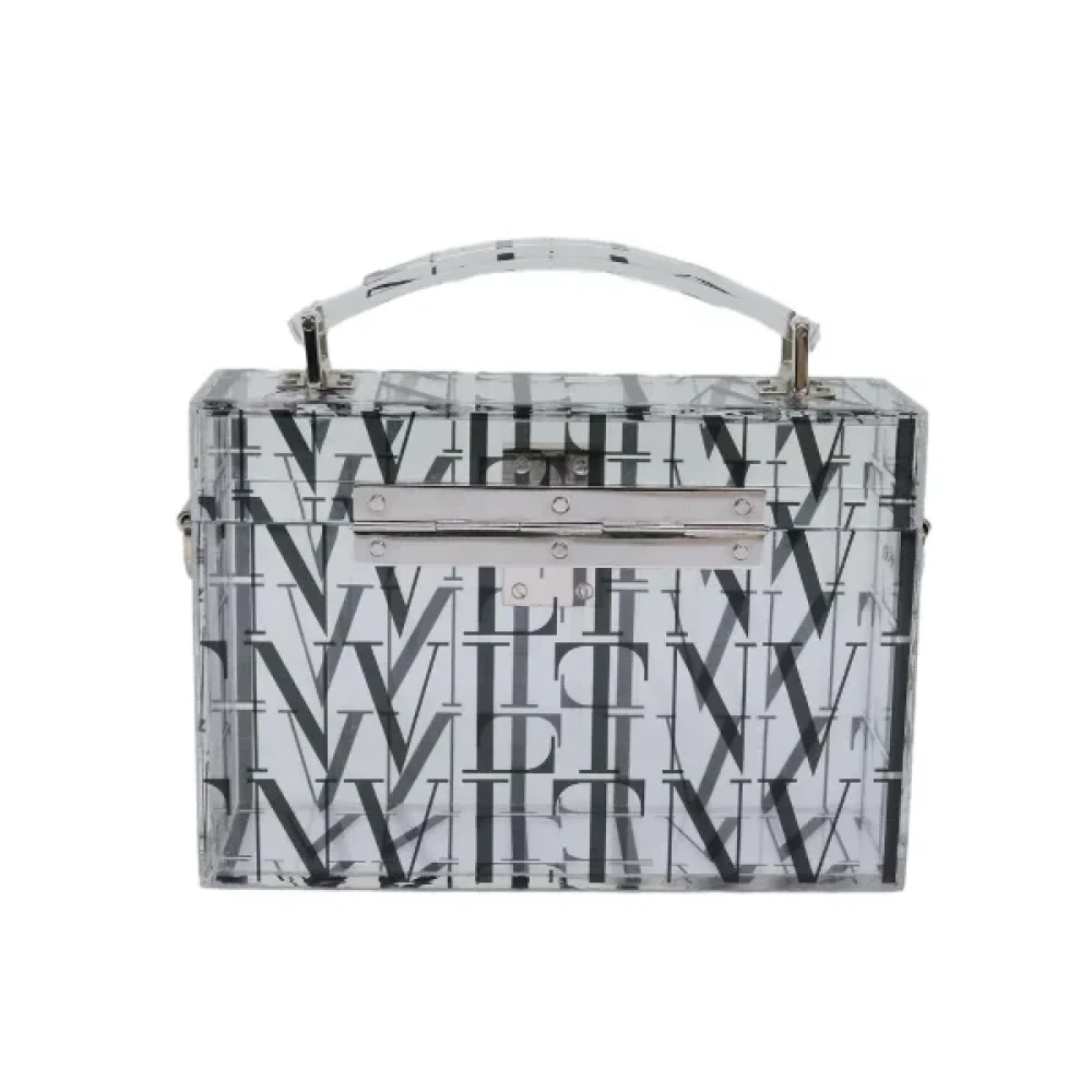Valentino Vintage Pre-owned Plastic handbags White Dames