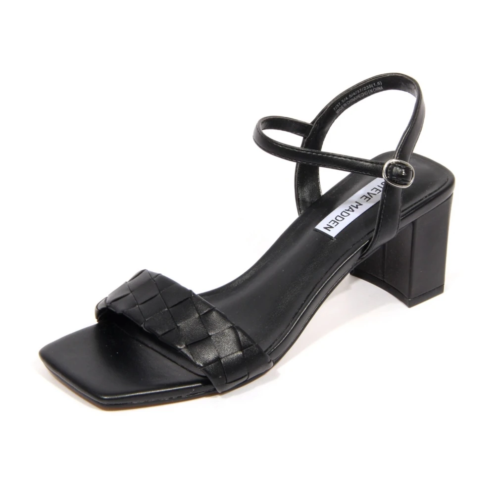 Steve Madden Women's Black Eco-Friendly Haddie Sandals