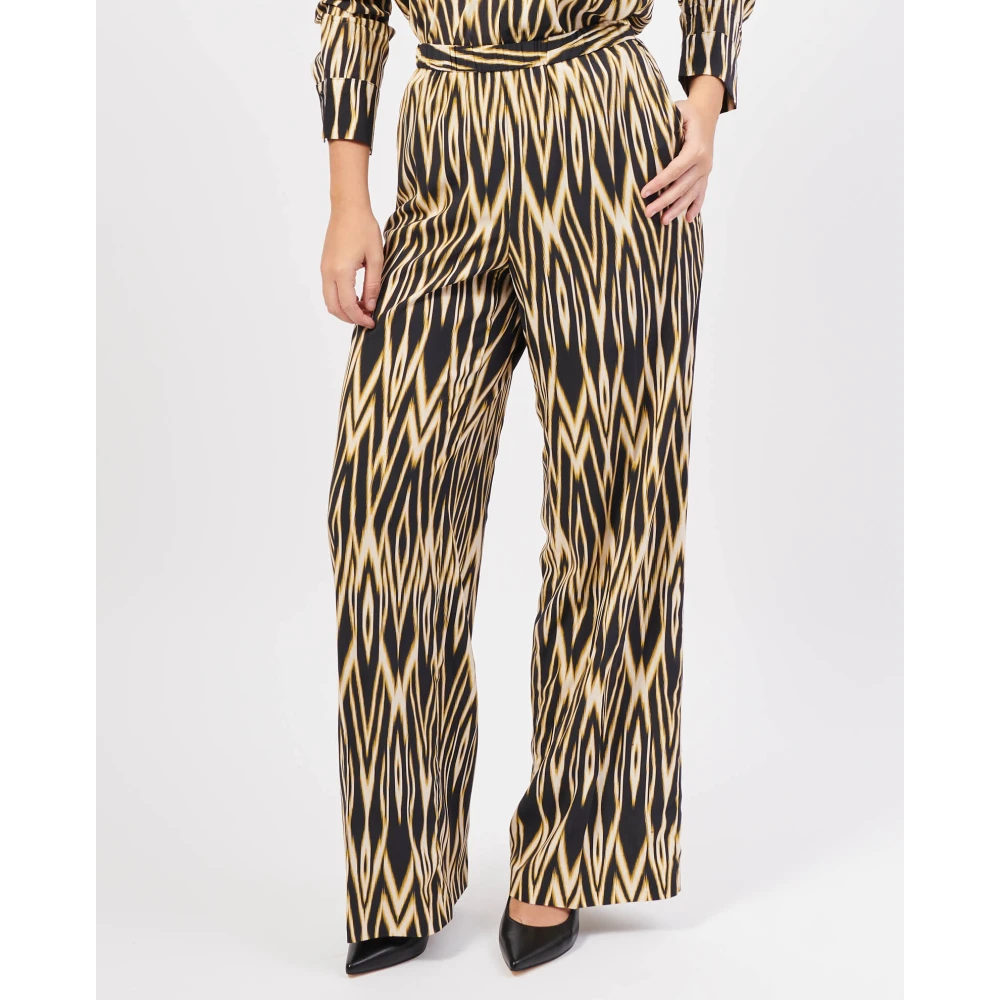 Gerry Weber Multicolor Rechte Pijp Casual Broek Multicolor Dames