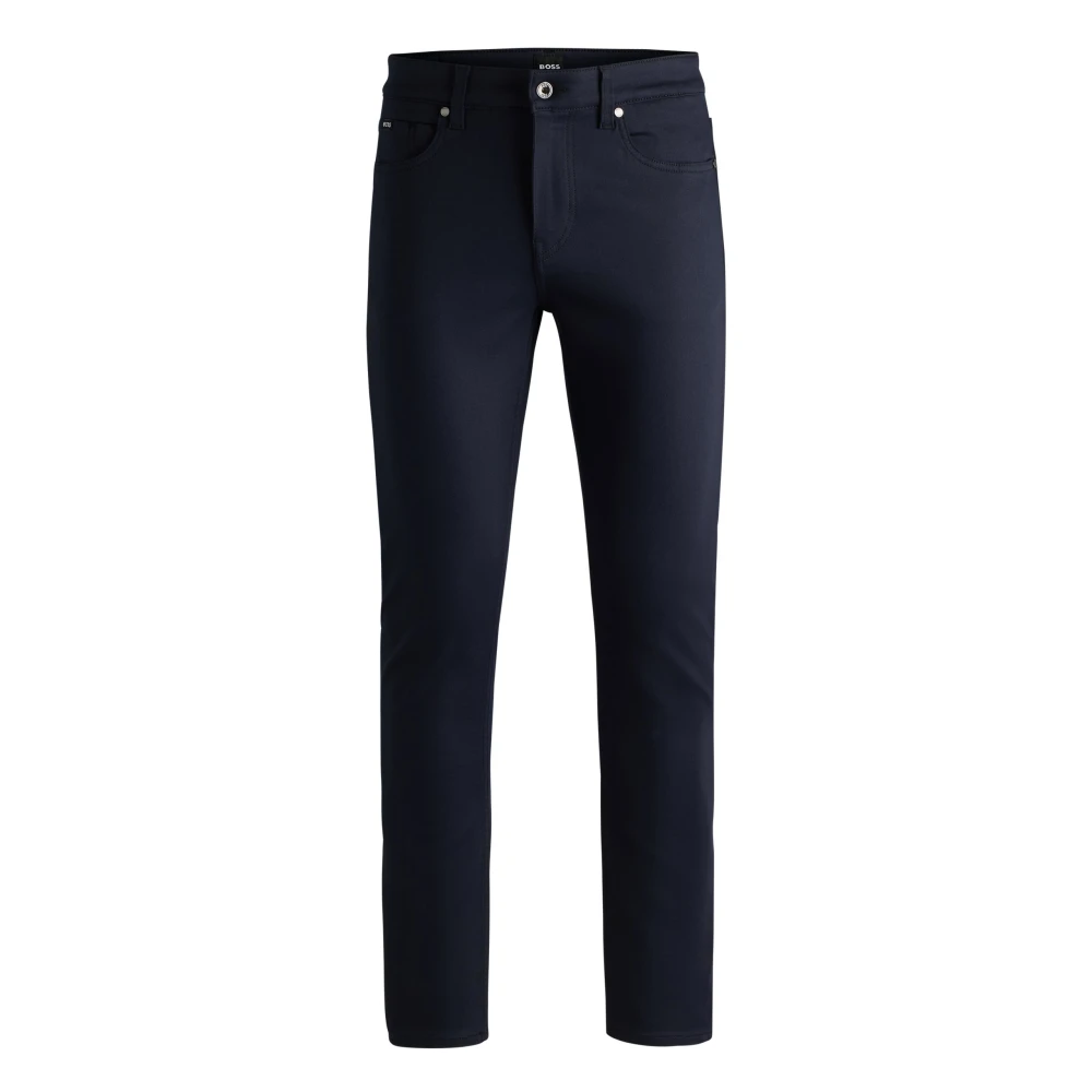 Hugo Boss Slim-fit Donkerblauwe Performance Jeans Blue Heren