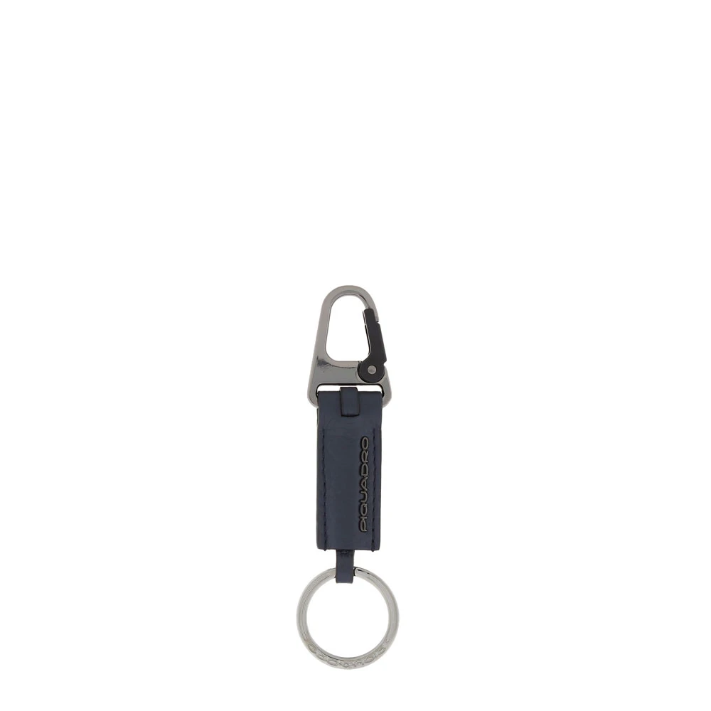 Piquadro Homme Bleu - Porte-Clés Avec Mousqueton - Accessoires - Taille: One Size