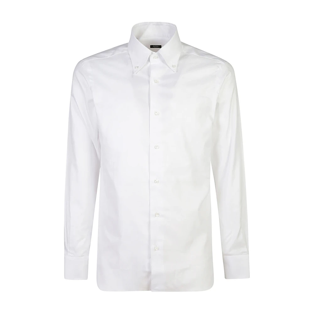 Barba Witte Overhemden voor Mannen Aw24 White Heren