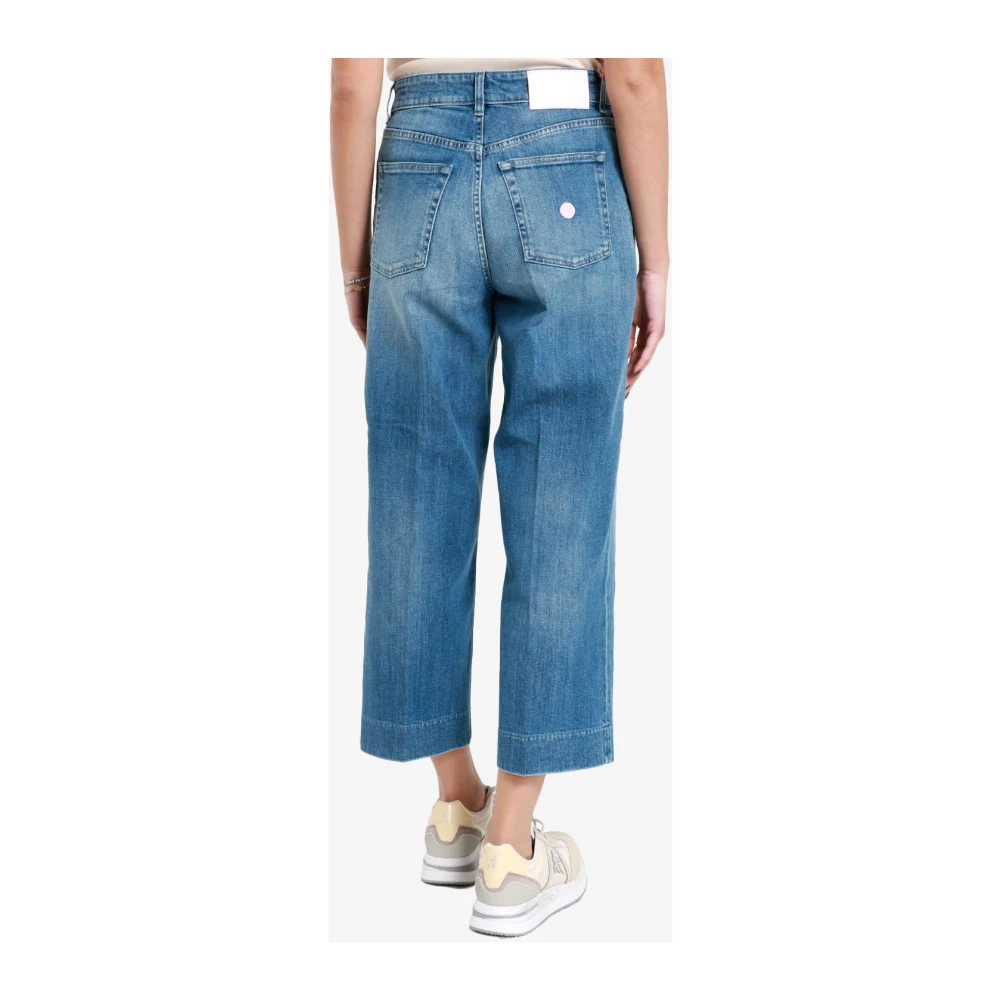 Don The Fuller Hoge Taille Regular Fit Denim Jeans Blue Dames
