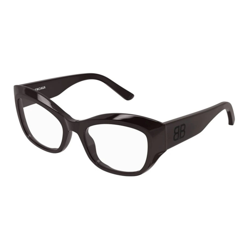 Balenciaga Women's Red Glasses, 54 Mm, Cat Eye Eyeglasses