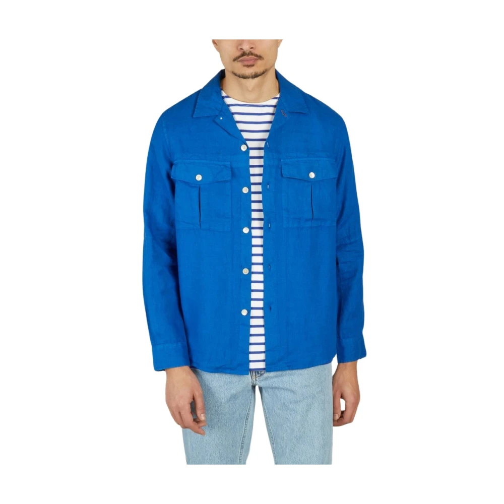 PS By Paul Smith Shirts Blue Heren