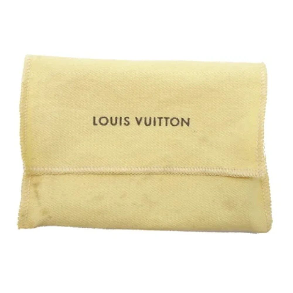 Louis Vuitton Vintage Pre-owned Fabric key-holders White Dames
