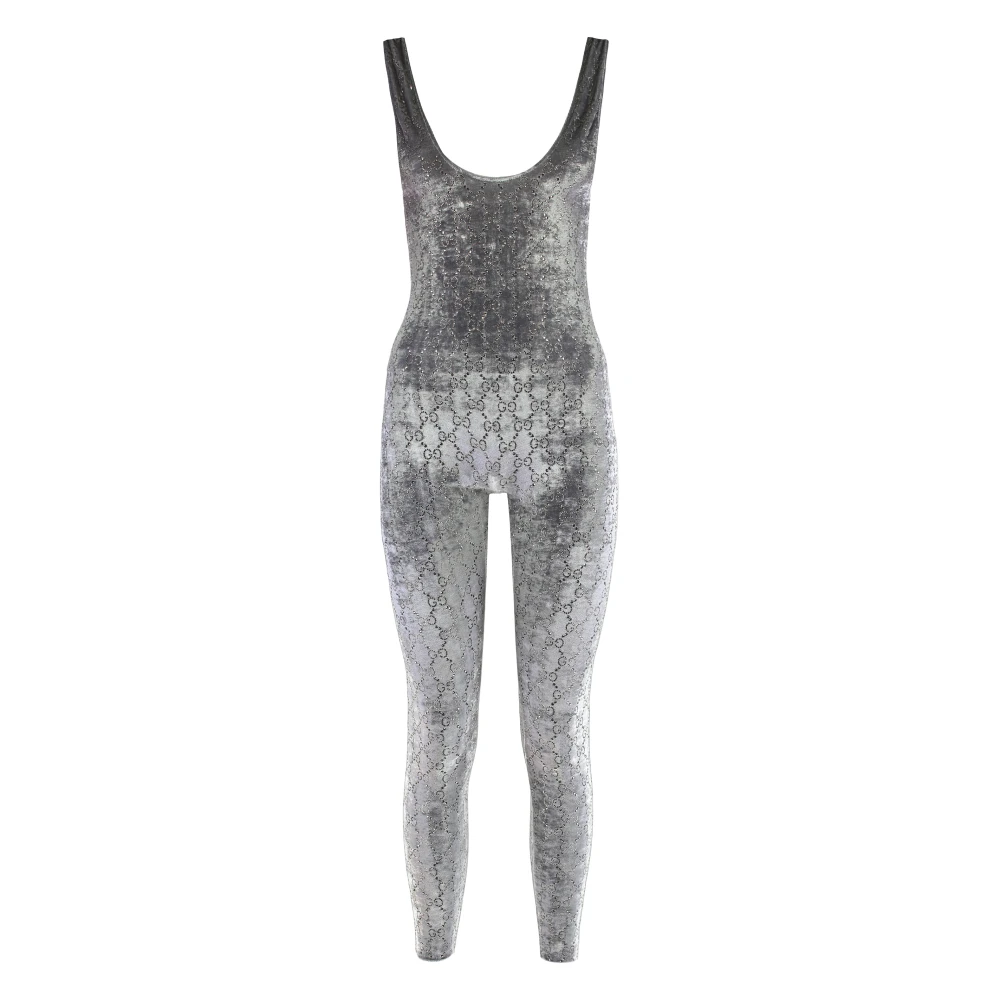 Gucci Gray Sweatshirt - Female - Jumpsuits - S - Jumpsuits & Playsuits