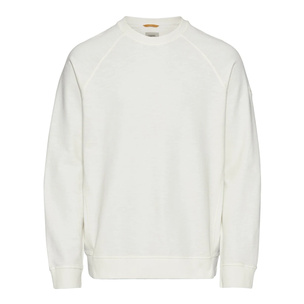 camel active Katoenen sweatshirt Beige Heren