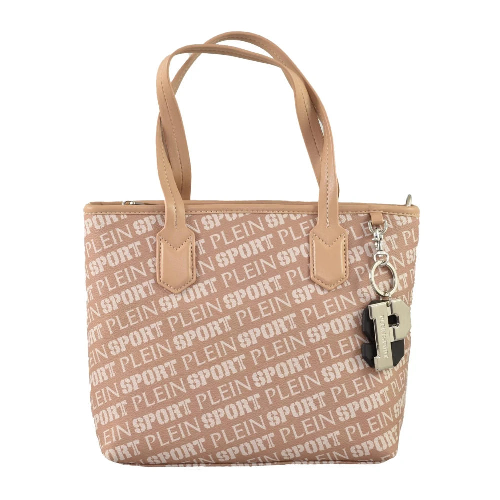Plein Sport Stijlvolle PU-tas Beige Dames