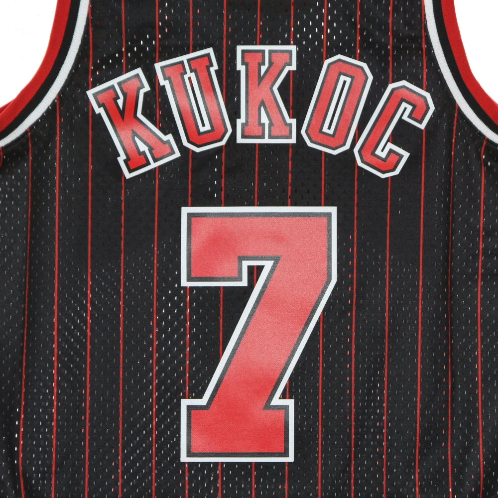 Mitchell & Ness Chicago Bulls Basketball Tank Top Toni Kukoc 1995-96 Black Heren