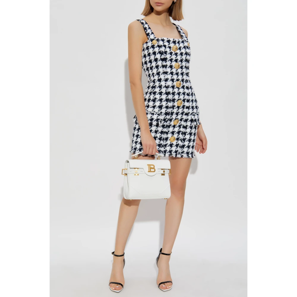 Balmain Tweed bandjurk White Dames
