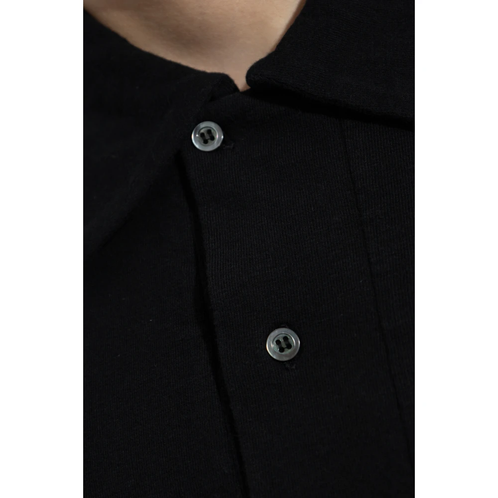 Maison Margiela Polo met logo Black Heren