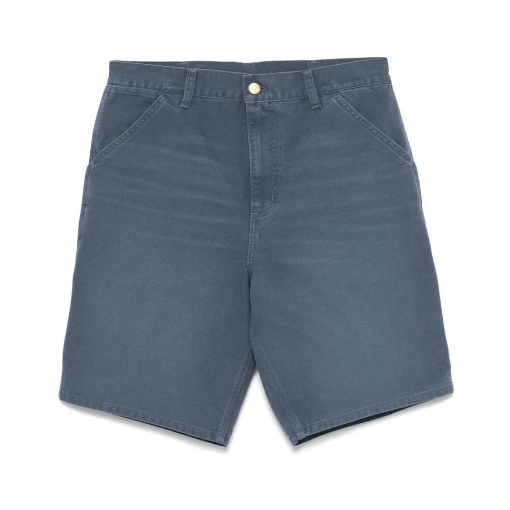 Carhartt WIP Blauwe Cargo Broek met Meerdere Zakken Blue Heren