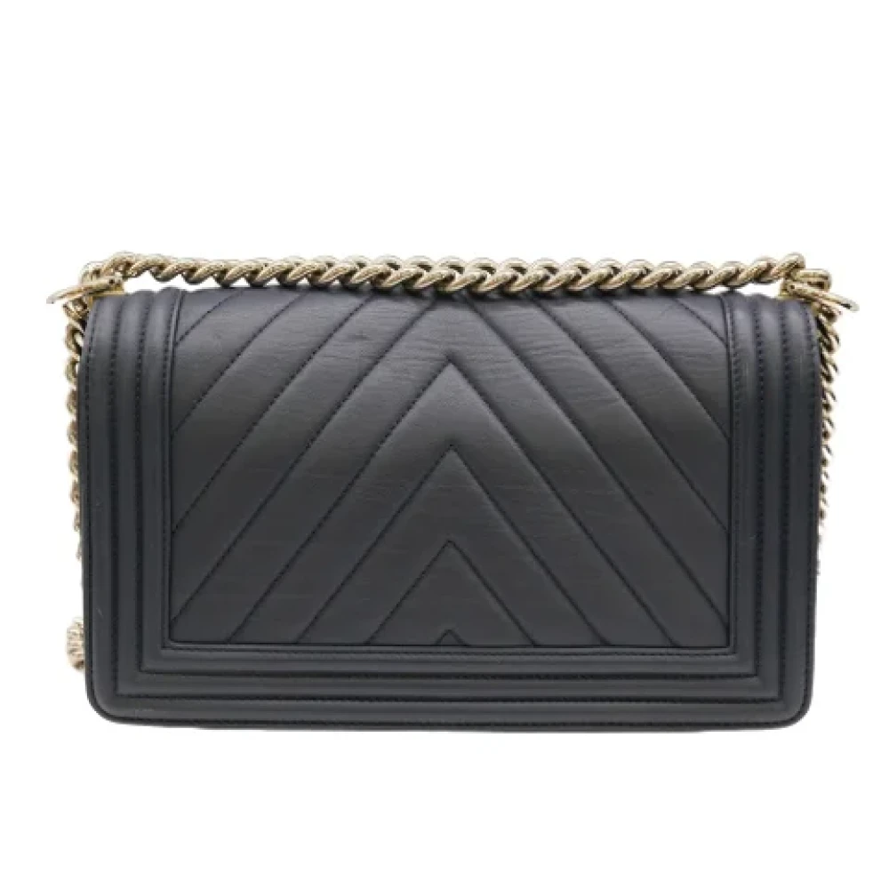 Chanel Vintage Pre-owned Canvas chanel-bags Blue Dames