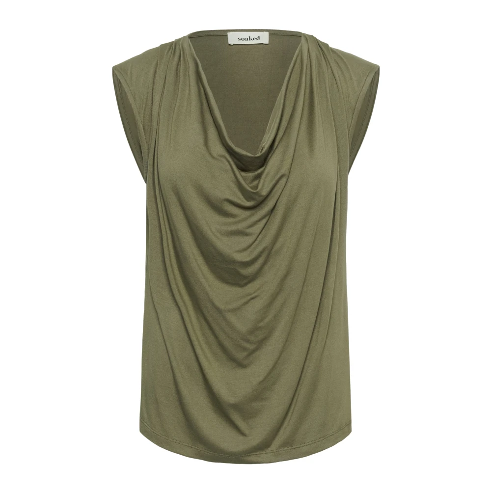 Soaked In Luxury Women's Green Sleeveless Tops - Sleeveless Tops - Xs - Tops