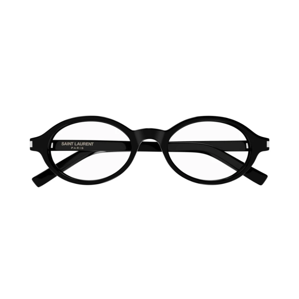Saint Laurent Jeanne SL 751 Ovalen Acetaat Bril Black Unisex