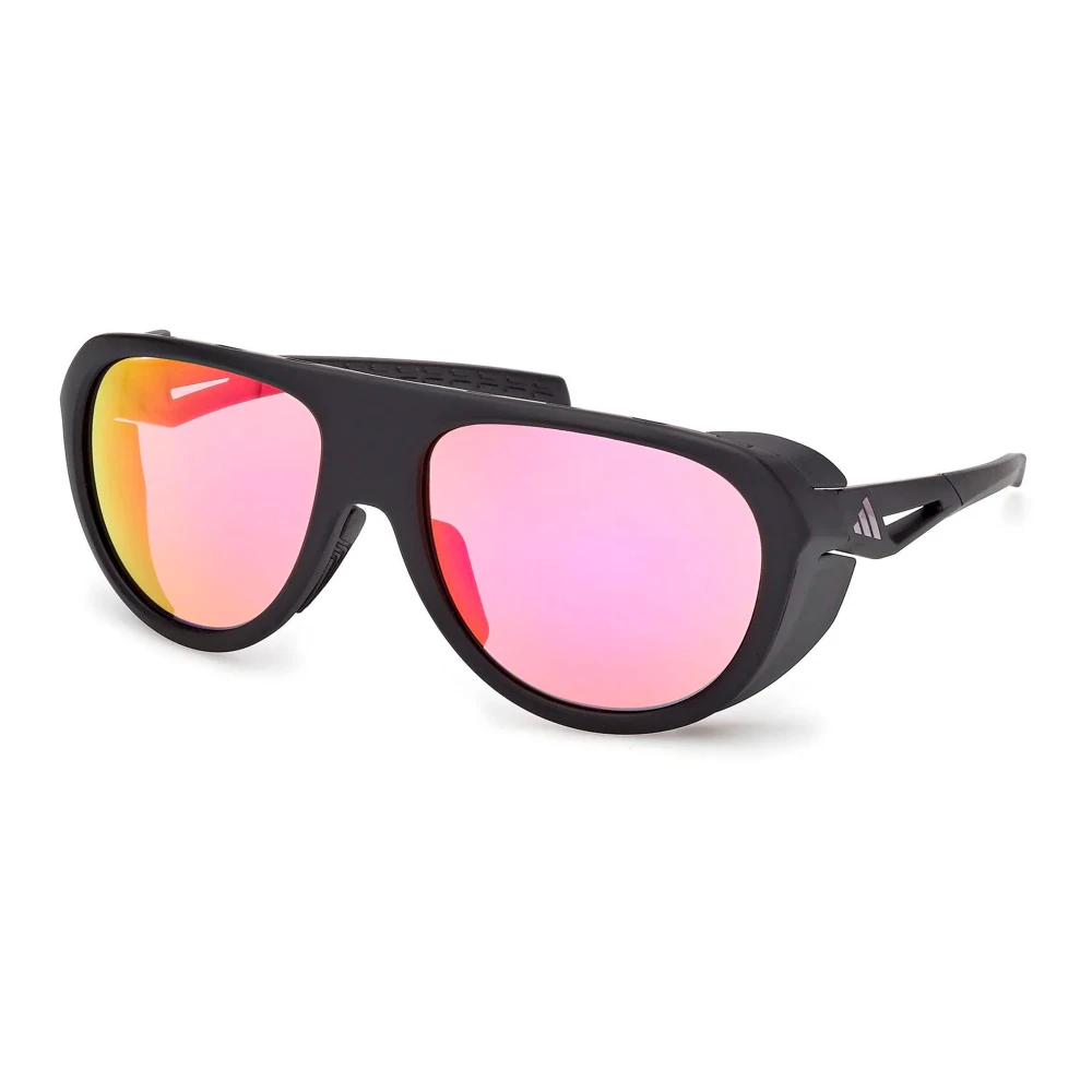Adidas Black Sunglasses, Unisex, 60 Mm, Sp0110 Sunglasses