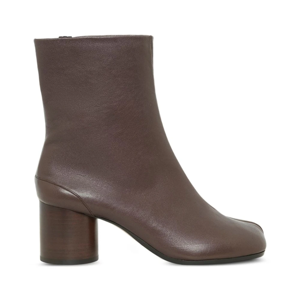 Maison Margiela Tabi 60Mm Ankle Boots - Female - Heeled Boots - Brown - 6 Uk - Shoes