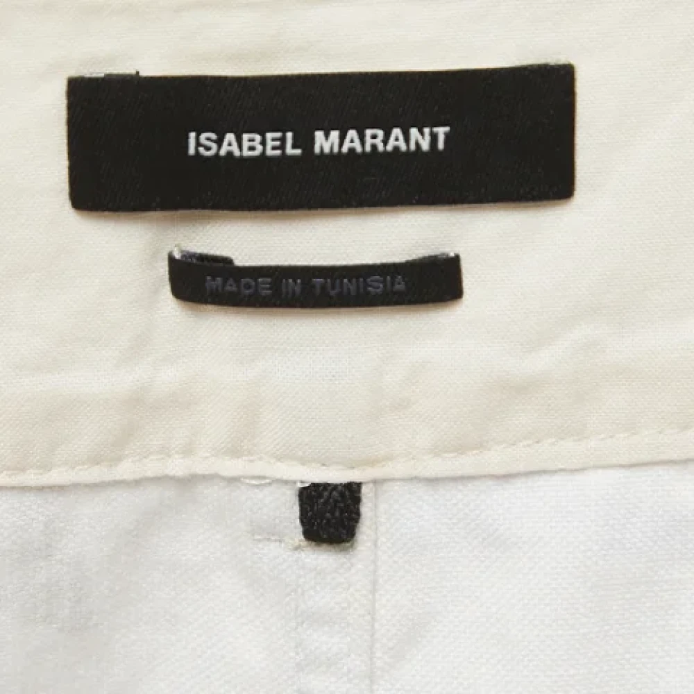 Isabel Marant Pre-owned Linen bottoms Brown Dames