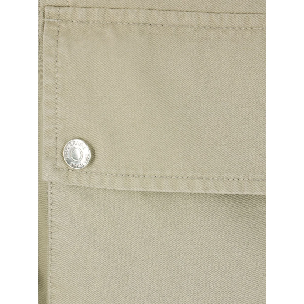 Dsquared2 Beige Katoenen Bomberjack met Ribboord Beige Heren