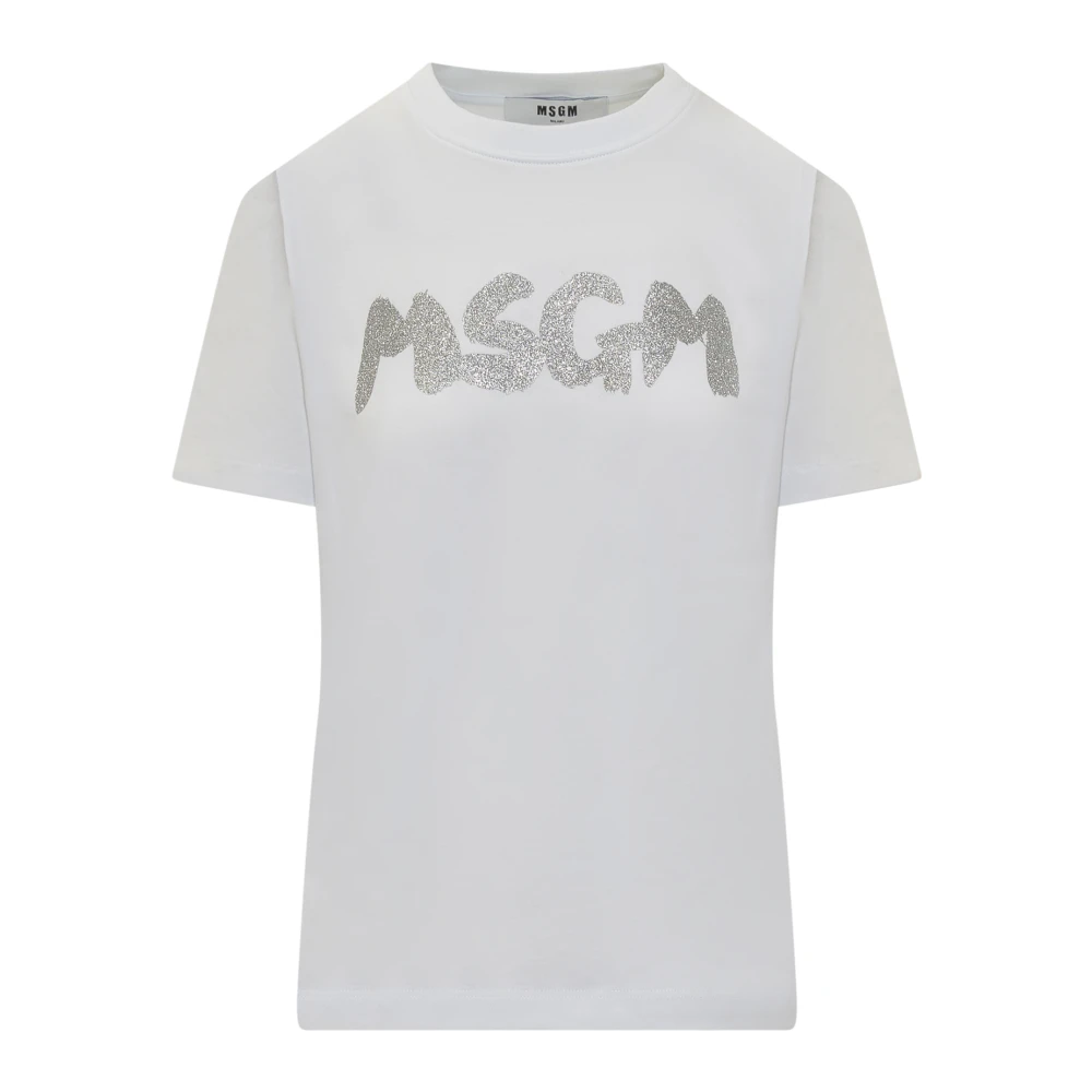 Msgm Stijlvolle T-shirts White Dames