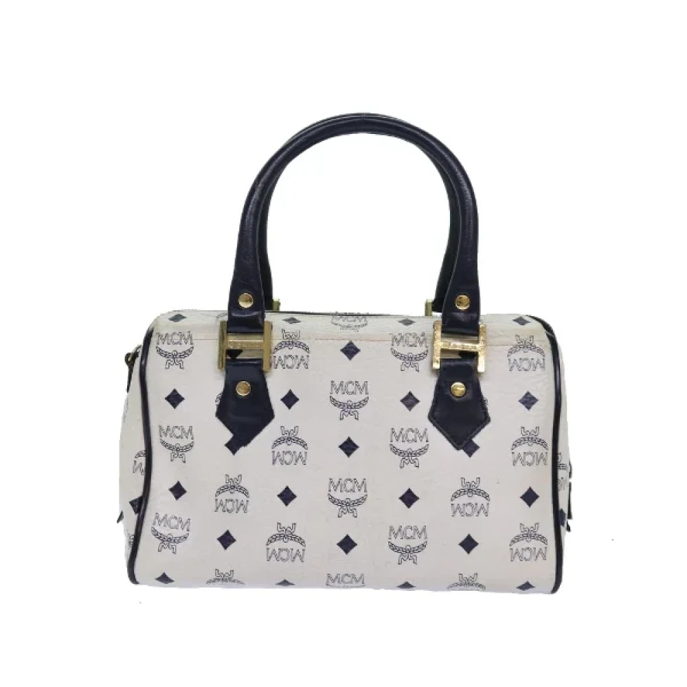 MCM Pre-owned Fabric handbags White Dames