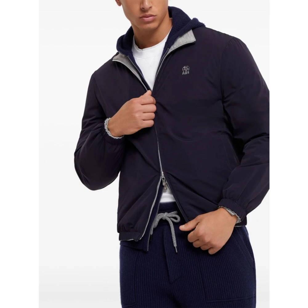 BRUNELLO CUCINELLI Elegante Jassen Collectie Blue Heren