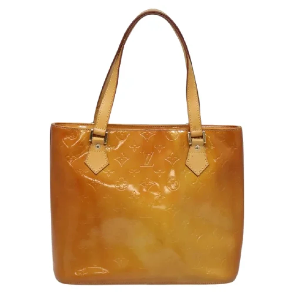 Louis Vuitton Vintage Pre-owned Leather handbags Beige Dames