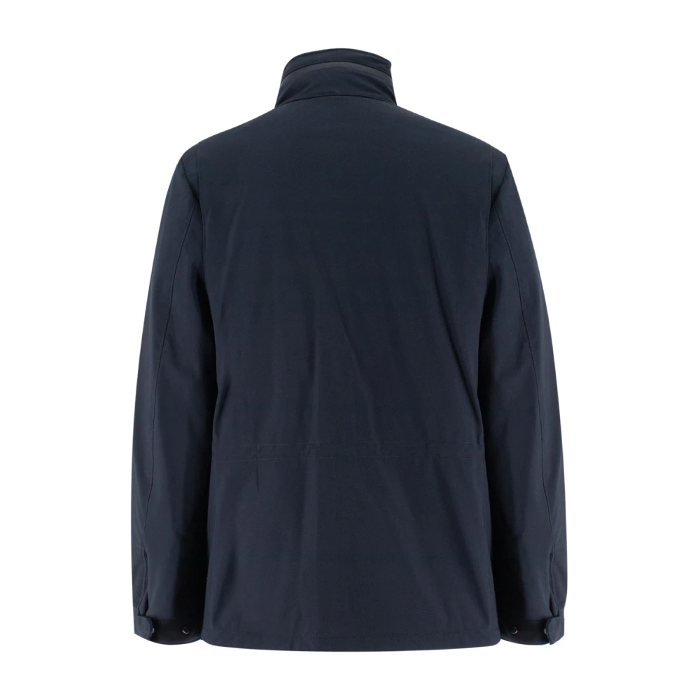 Duno Technische Stof Winterjas Blue Heren