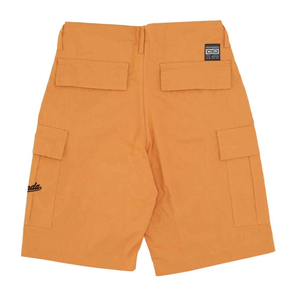 Propaganda Cargo Shorts in Ripstop Stof Brown Heren