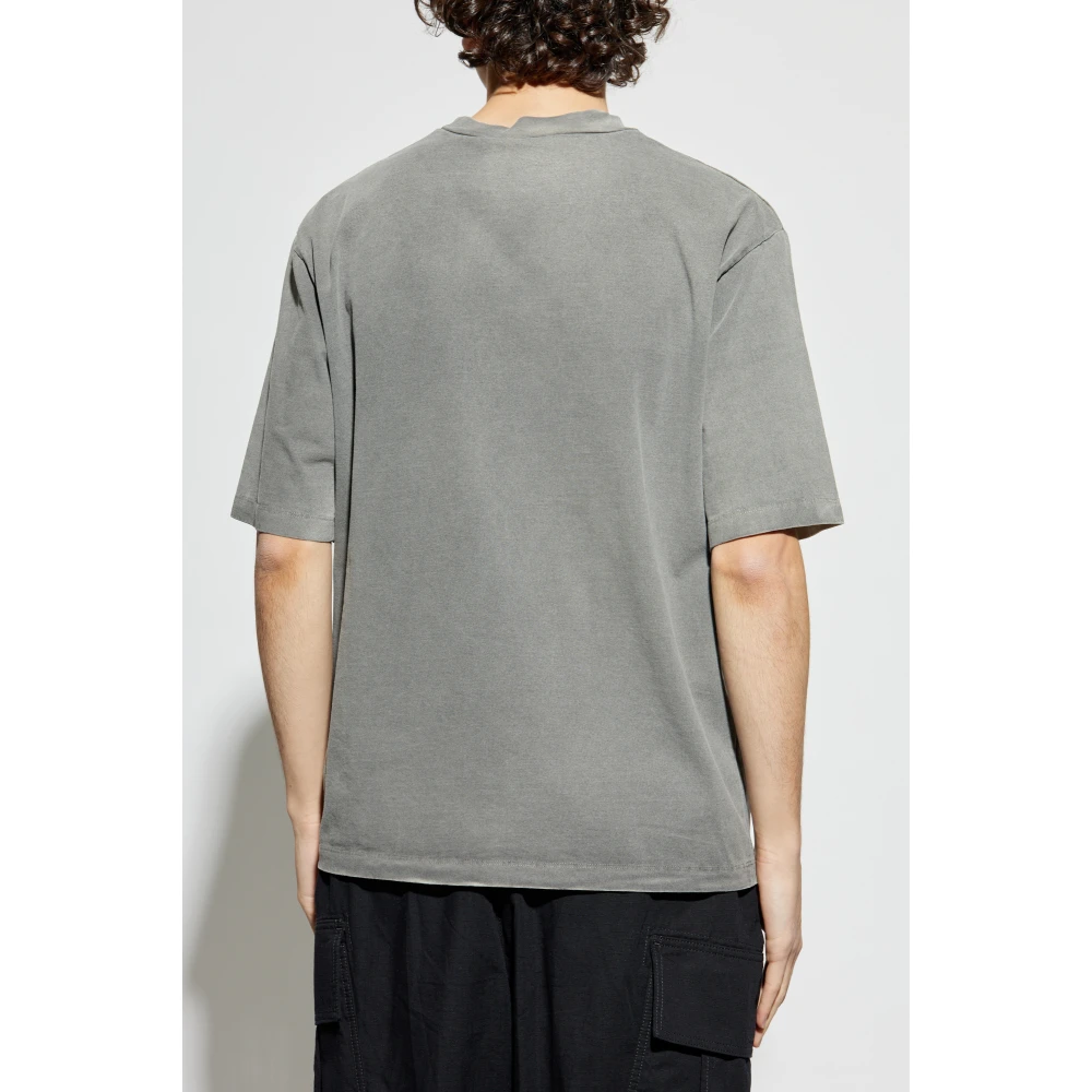 Dsquared2 T-shirt met logo Gray Heren