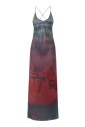 robe-longue-en-soie-mouchetee