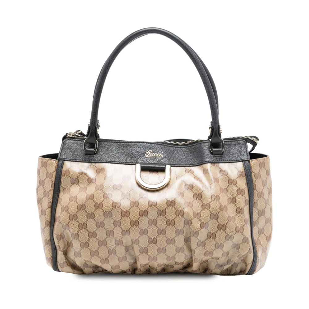 Gucci Vintage Women's Brown Pre-Owned Tote Bag