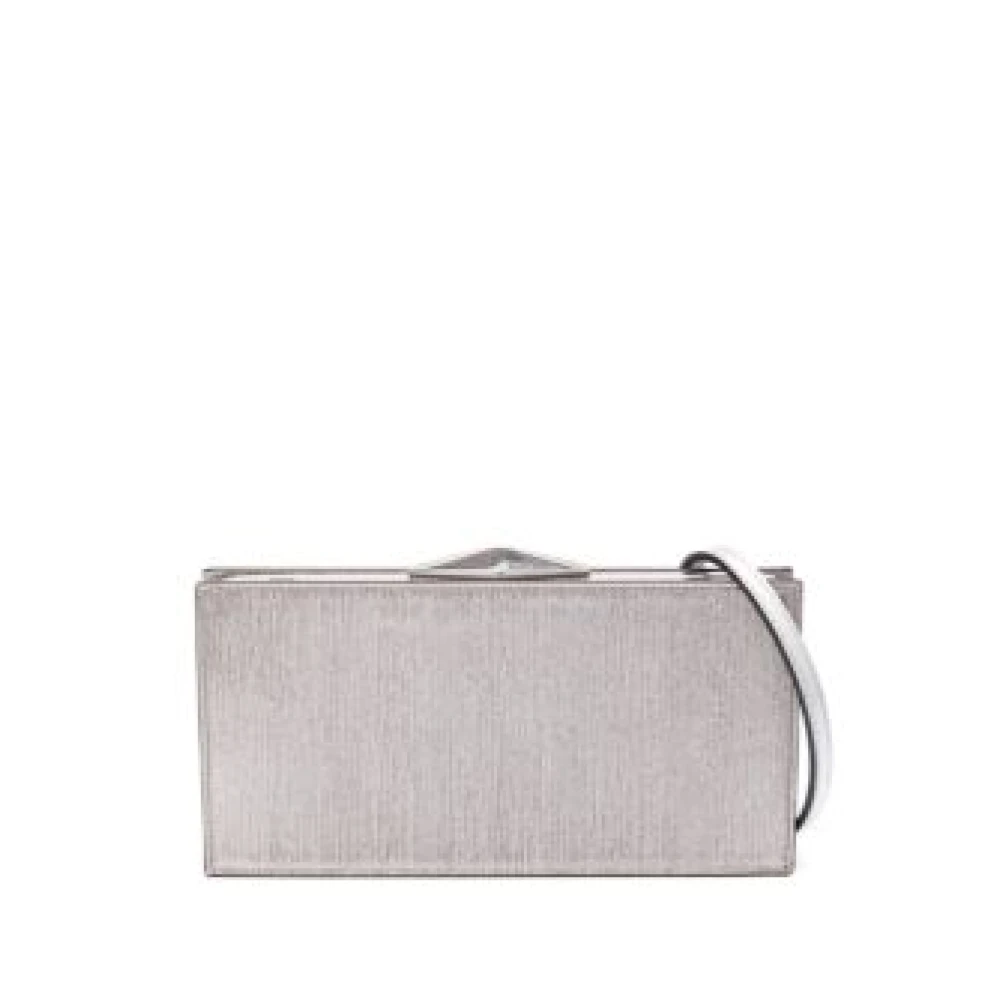 Jimmy Choo Diamanten Cocktail Clutch Gray Dames