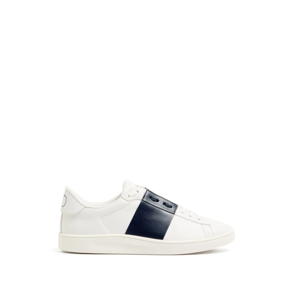 Valentino Garavani Vlogo Signature Leather Trainers - Male - Sneakers - White - 7 Uk - Shoes
