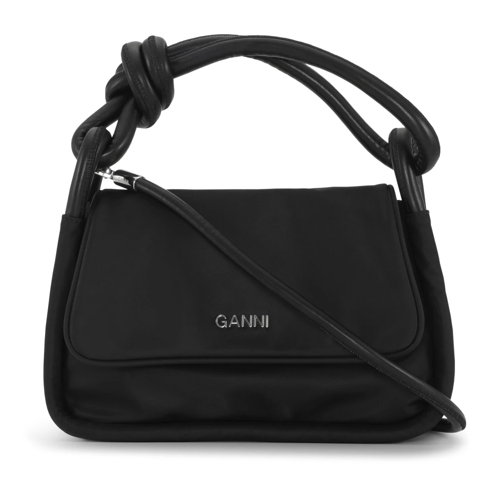 Ganni Shoulder Bags Black Dames