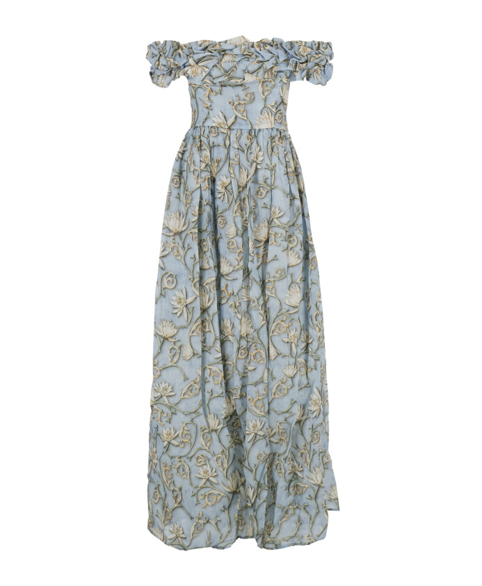 robe-longue-bleue-en-lin-a-motif-floral
