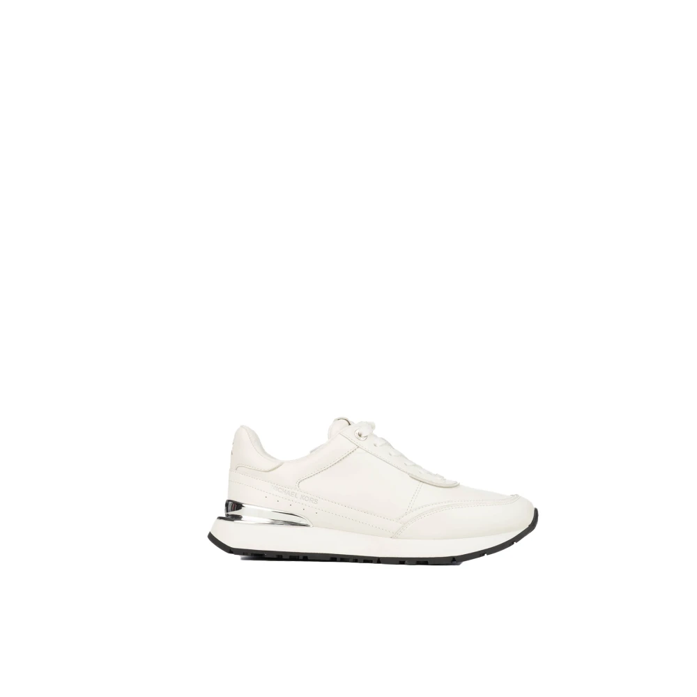 Michael Kors Nova Leather Trainer Dames Schoenen Wit