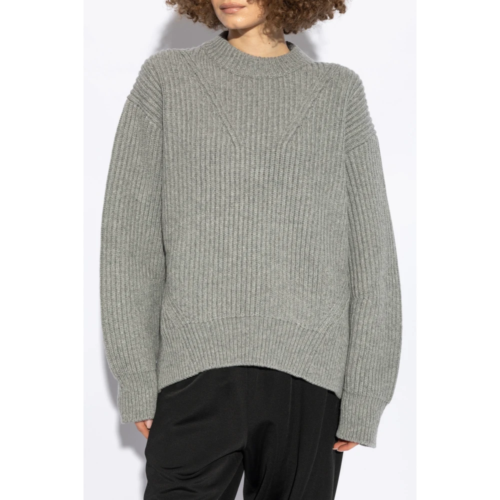 Jil Sander Wollen trui Gray Dames