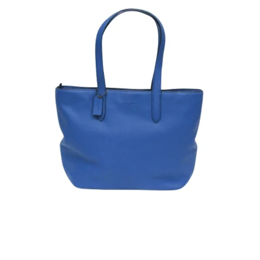 Coach Pre-owned Leather totes Blue Dames