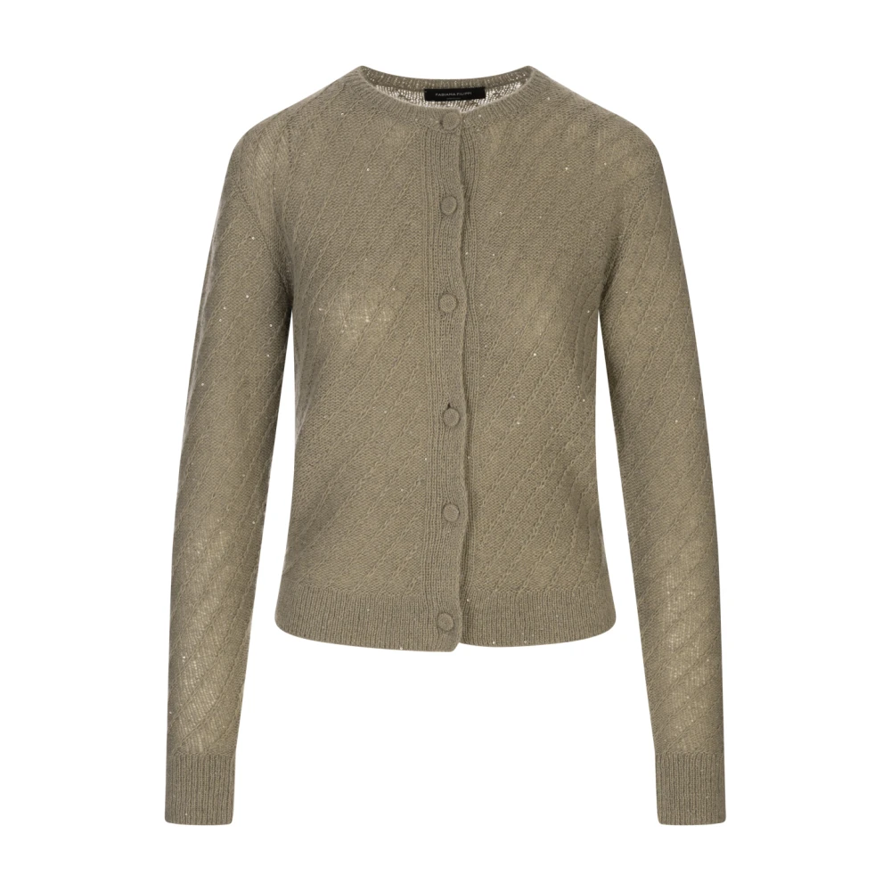 Knitwear > Cardigans - - Fabiana Filippi - Modalova