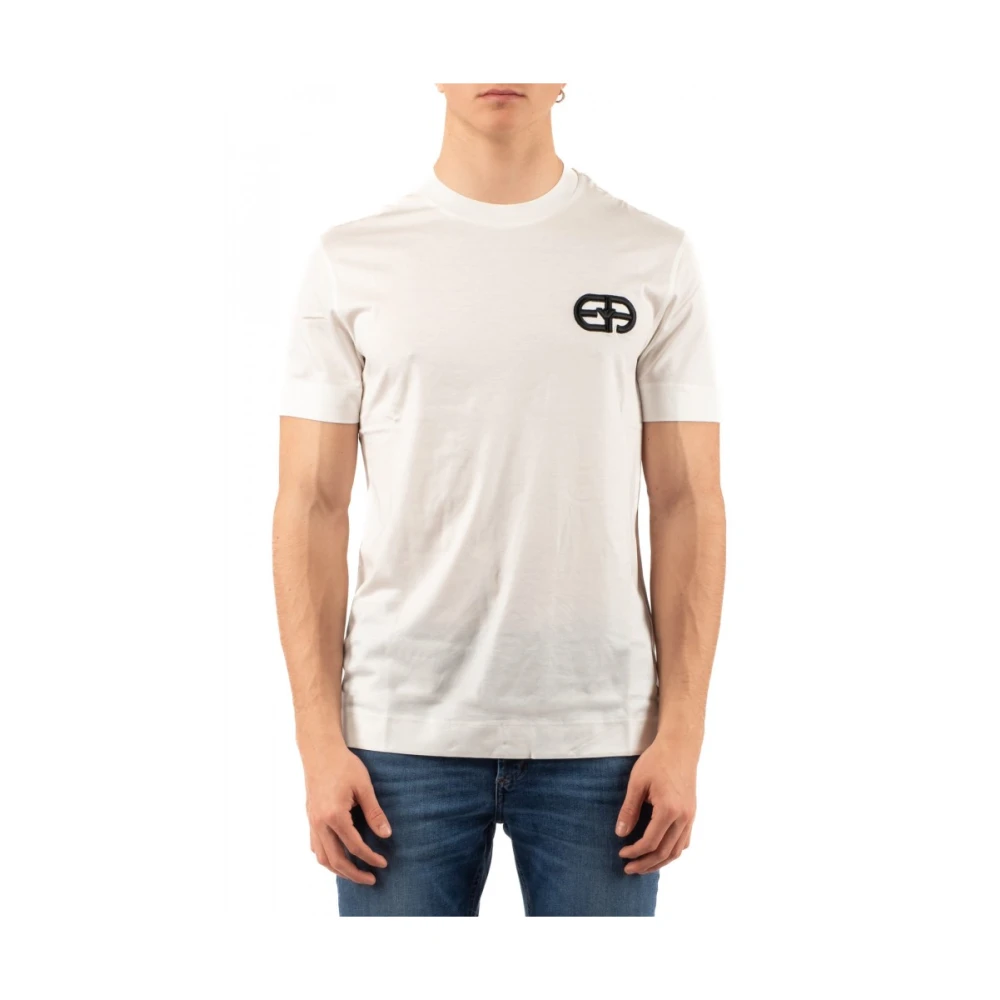 Emporio Armani Stijlvol T-shirt voor heren White Heren