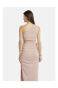 one-shoulder-mesh-maxi-jurk